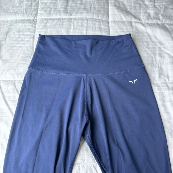 Squat Wolf Pants - Squat Wolf navy blue waisted leggings